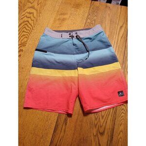 RIP CURL Shorts Mens 28 Preowned Summer Spring Used SWIM ? Pool Beach Multicolor